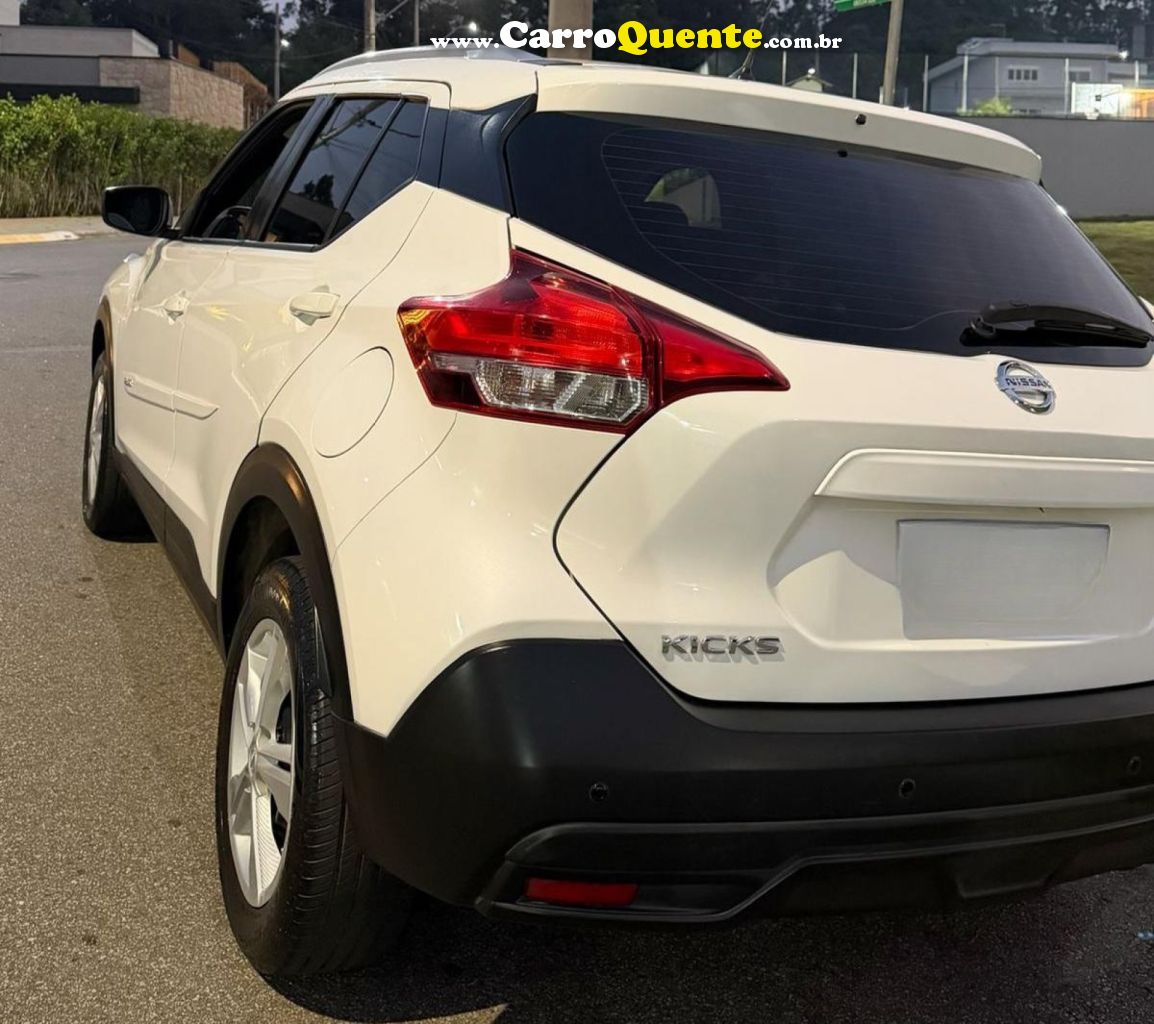NISSAN   KICKS S DIRECT 1.6 16V FLEX 5P AUT.   BRANCO 2019 1.6 FLEX - Loja
