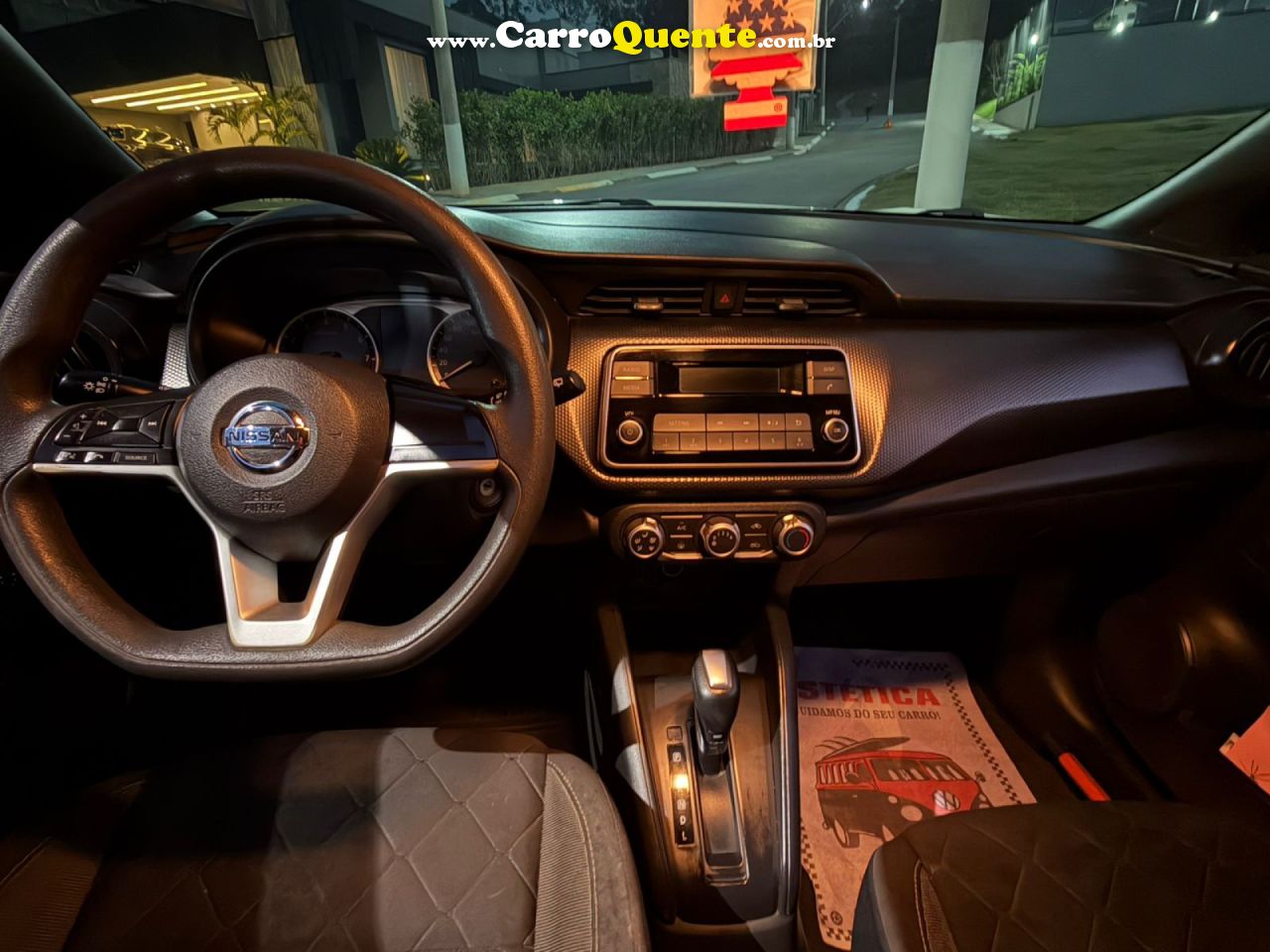 NISSAN   KICKS S DIRECT 1.6 16V FLEX 5P AUT.   BRANCO 2019 1.6 FLEX - Loja
