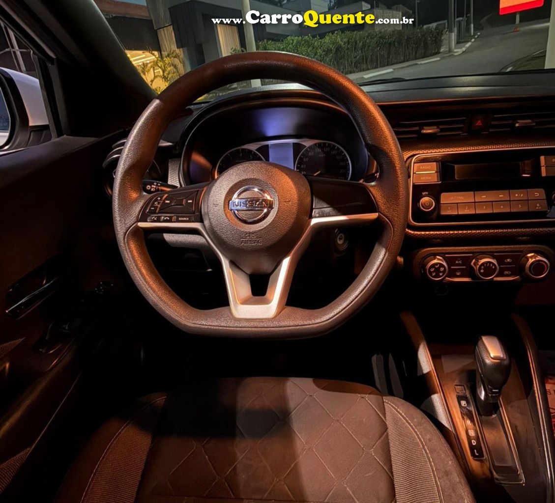 NISSAN   KICKS S DIRECT 1.6 16V FLEX 5P AUT.   BRANCO 2019 1.6 FLEX - Loja