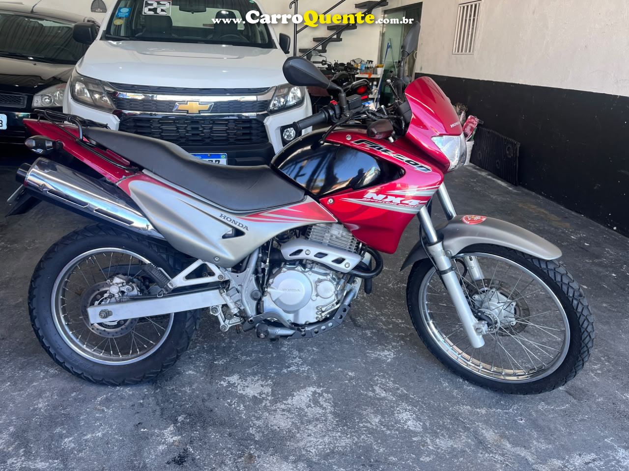 HONDA   NX-4 FALCON 400   VERMELHO 2008 400 GASOLINA - Loja