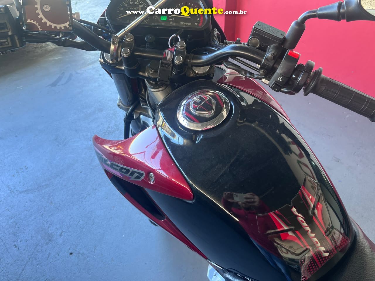 HONDA   NX-4 FALCON 400   VERMELHO 2008 400 GASOLINA - Loja