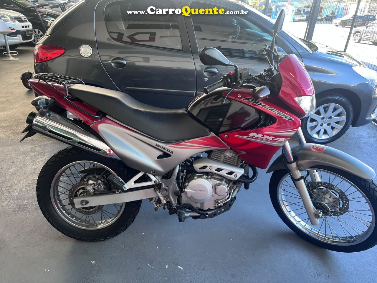 HONDA   NX-4 FALCON 400   VERMELHO 2008 400 GASOLINA - Loja