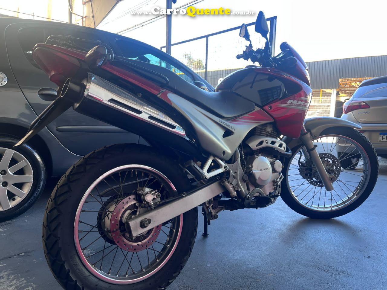 HONDA   NX-4 FALCON 400   VERMELHO 2008 400 GASOLINA - Loja