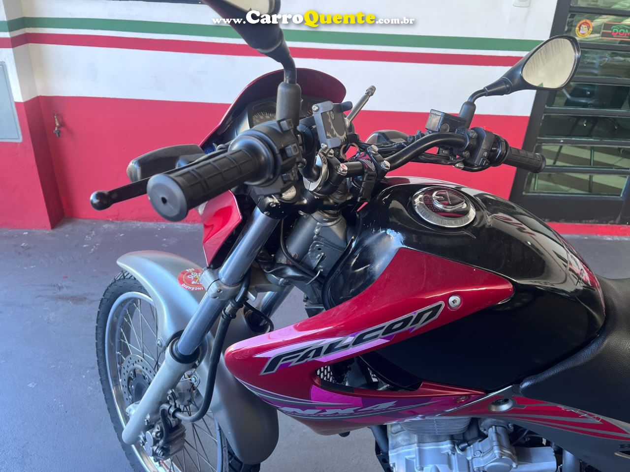 HONDA   NX-4 FALCON 400   VERMELHO 2008 400 GASOLINA - Loja