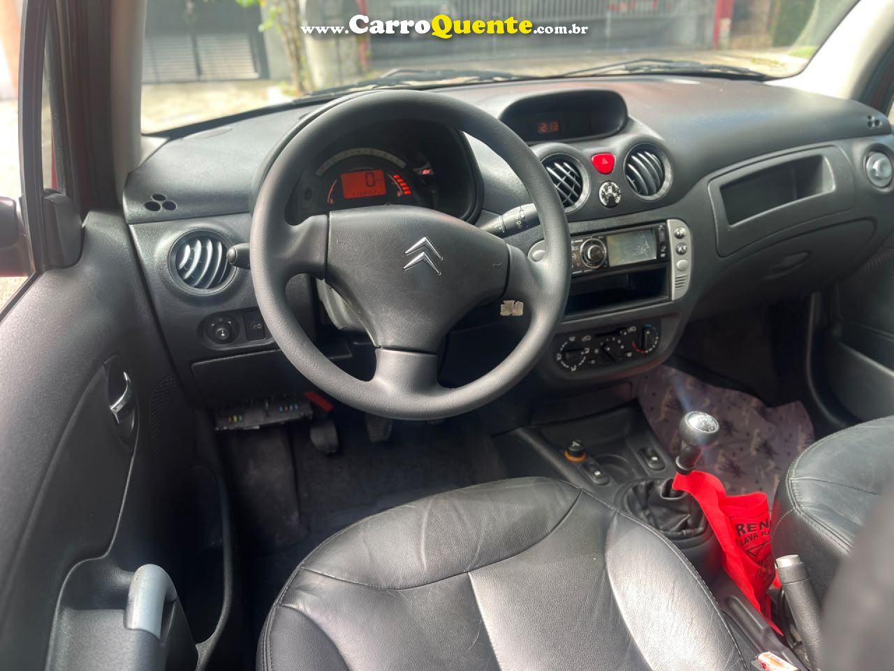 CITROËN   C3 GLX 1.4 GLX SONORA 1.4 FLEX 8V 5P   VERMELHO 2012 1.4 FLEX - Loja