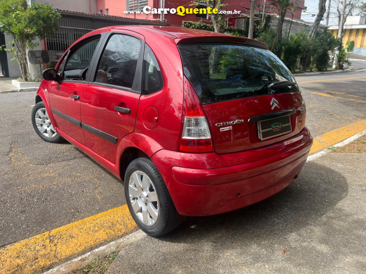 CITROËN   C3 GLX 1.4 GLX SONORA 1.4 FLEX 8V 5P   VERMELHO 2012 1.4 FLEX - Loja
