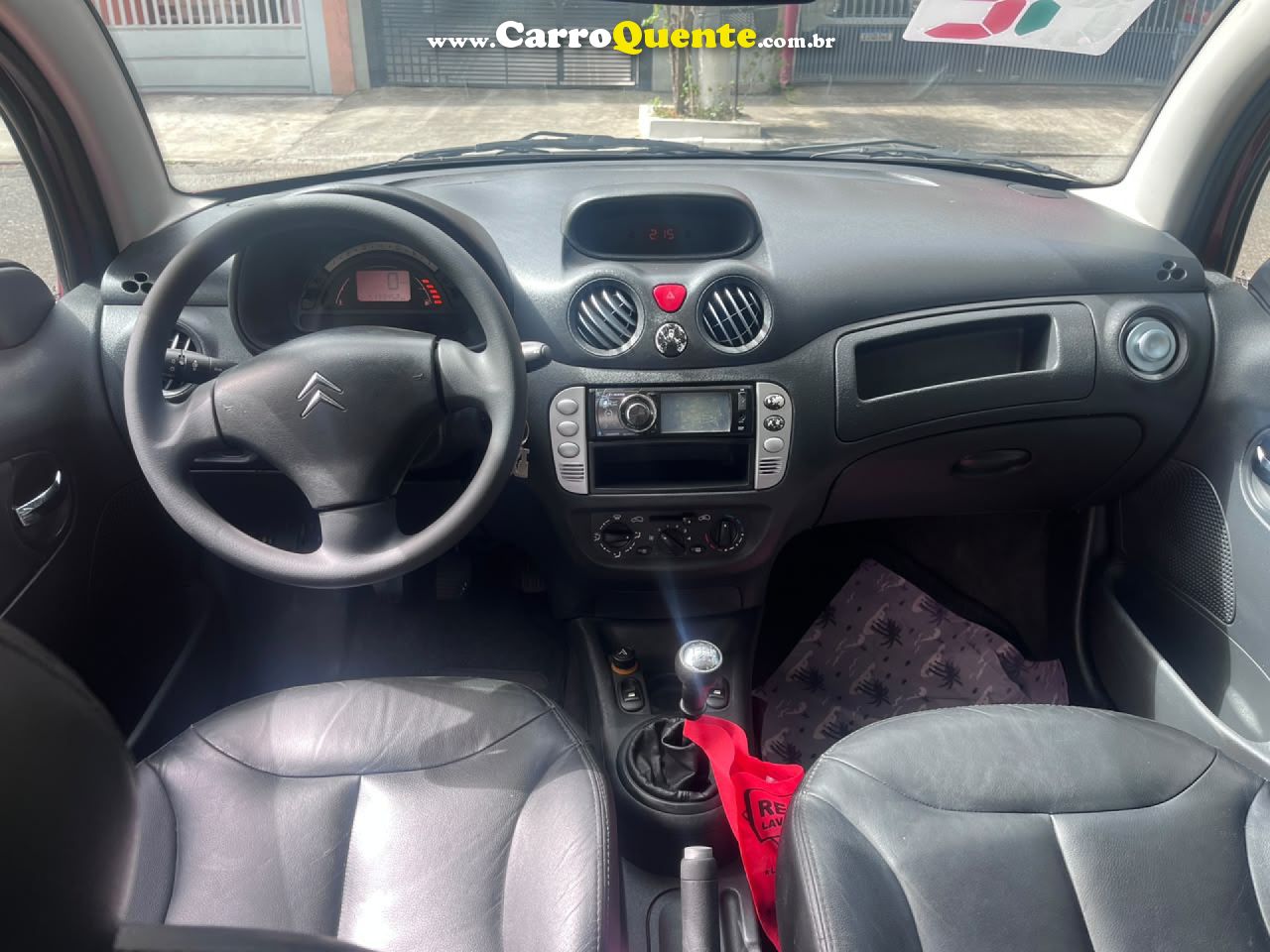CITROËN   C3 GLX 1.4 GLX SONORA 1.4 FLEX 8V 5P   VERMELHO 2012 1.4 FLEX - Loja