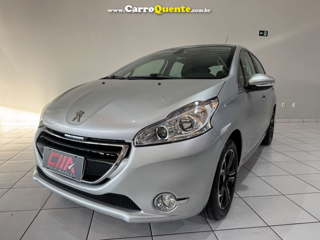 PEUGEOT   208 GRIFFE 1.6 FLEX 16V 5P MEC.   PRATA 2014 1.6 FLEX - Loja