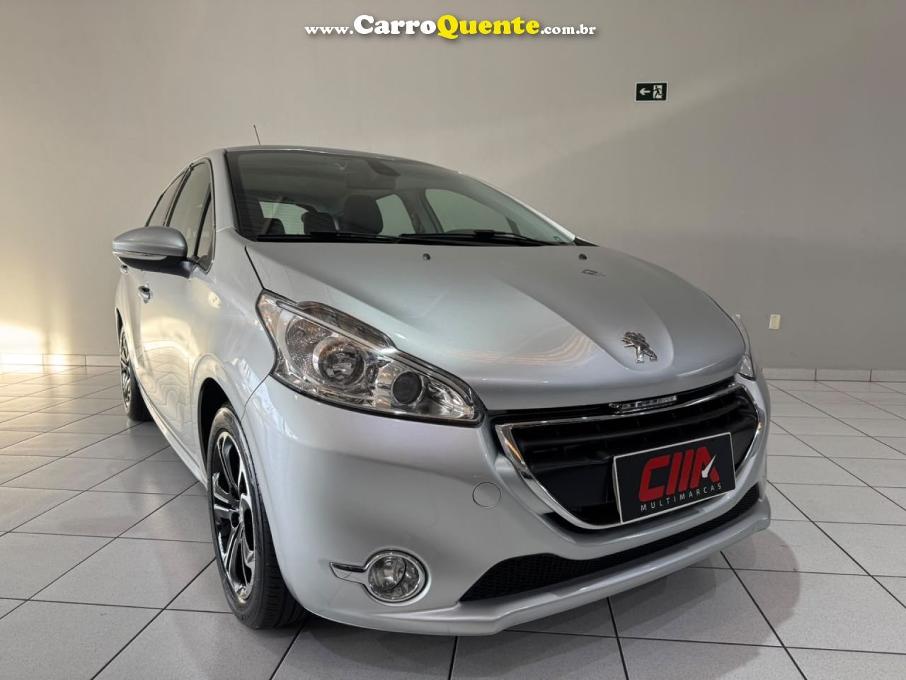 PEUGEOT   208 GRIFFE 1.6 FLEX 16V 5P MEC.   PRATA 2014 1.6 FLEX - Loja