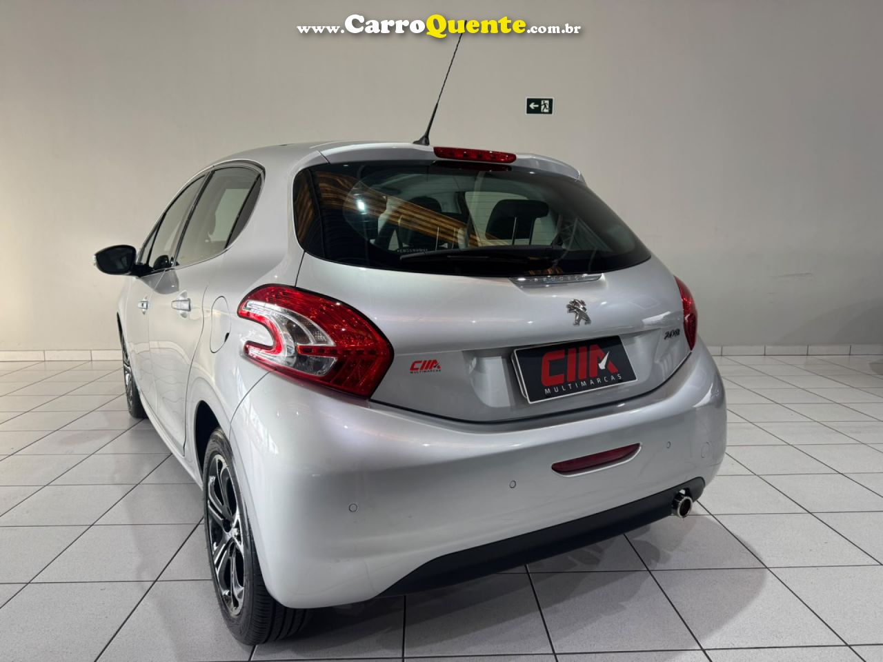 PEUGEOT   208 GRIFFE 1.6 FLEX 16V 5P MEC.   PRATA 2014 1.6 FLEX - Loja