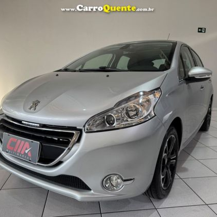 PEUGEOT   208 GRIFFE 1.6 FLEX 16V 5P MEC.   PRATA 2014 1.6 FLEX