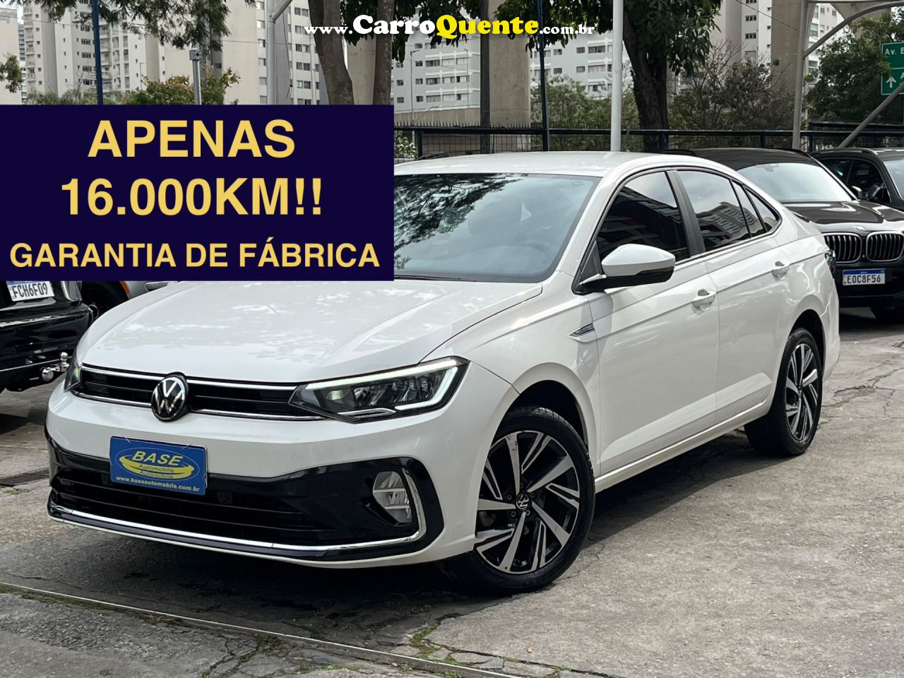 VOLKSWAGEN   VIRTUS HIGHLINE 200 TSI 1.0 FLEX 12V AUT   BRANCO 2025 1.0 T FLEX - Loja