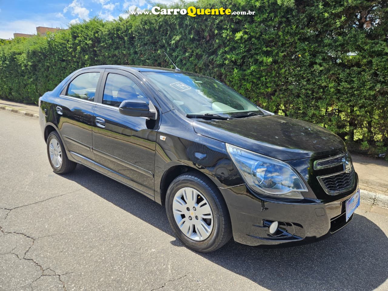 CHEVROLET   COBALT LTZ 1.8 8V ECONO.FLEX 4P AUT.   PRETO 2014 1.8 FLEX - Loja