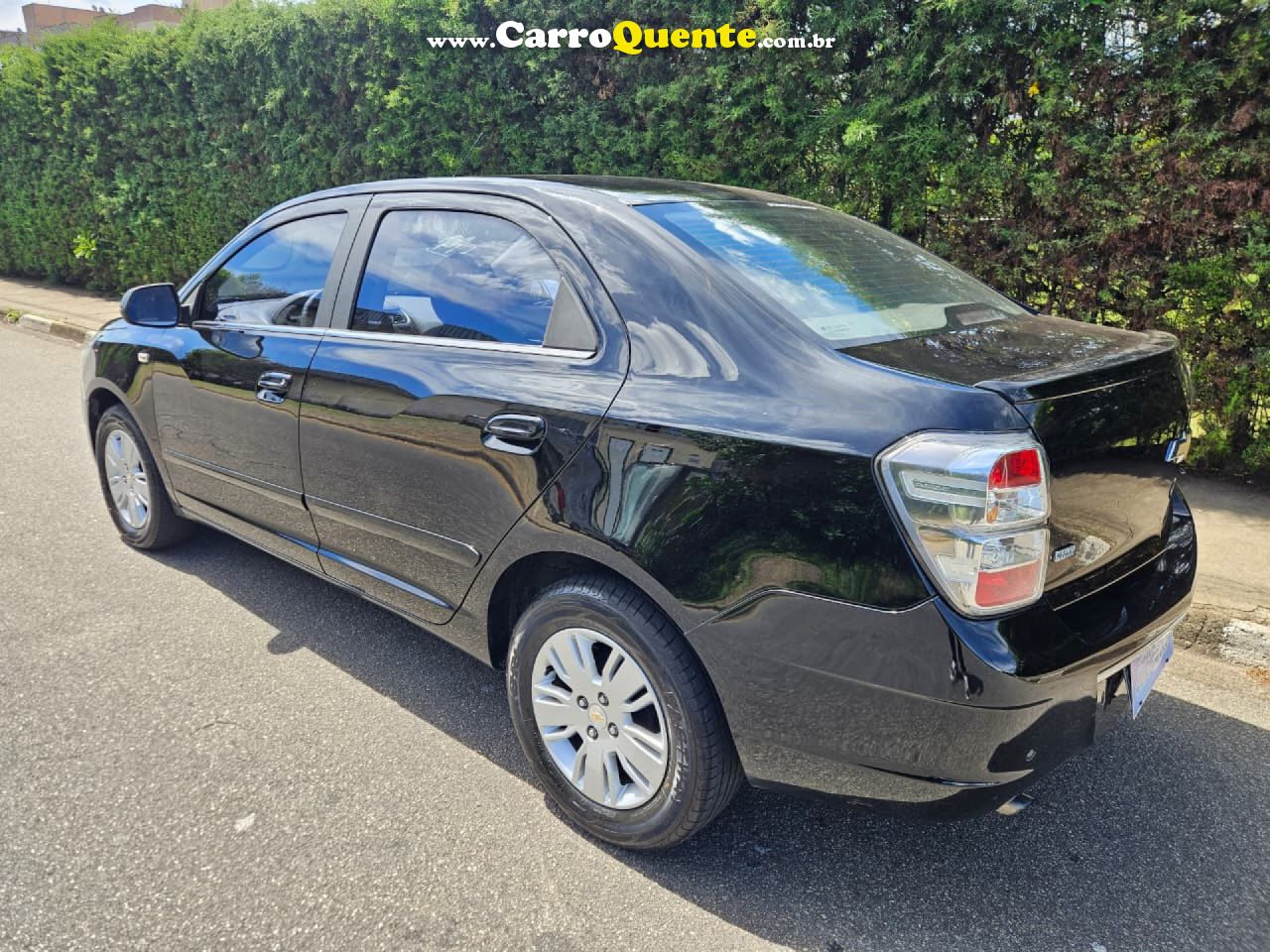 CHEVROLET   COBALT LTZ 1.8 8V ECONO.FLEX 4P AUT.   PRETO 2014 1.8 FLEX - Loja