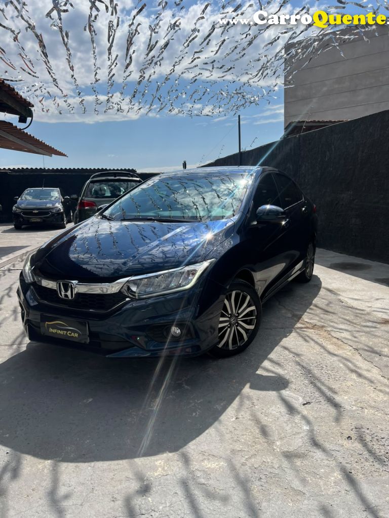 HONDA   CITY SEDAN EXL 1.5 FLEX  16V 4P AUT.   AZUL 2018 1.5 FLEX - Loja