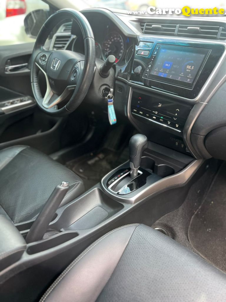 HONDA   CITY SEDAN EXL 1.5 FLEX  16V 4P AUT.   AZUL 2018 1.5 FLEX - Loja