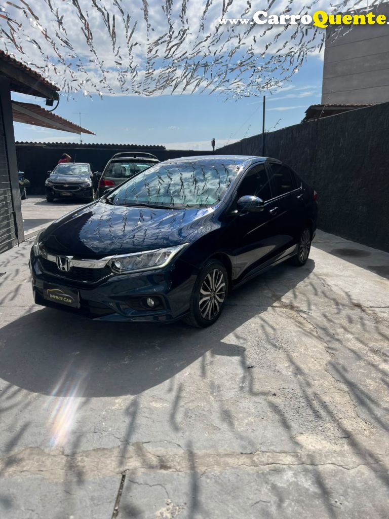 HONDA   CITY SEDAN EXL 1.5 FLEX  16V 4P AUT.   AZUL 2018 1.5 FLEX - Loja