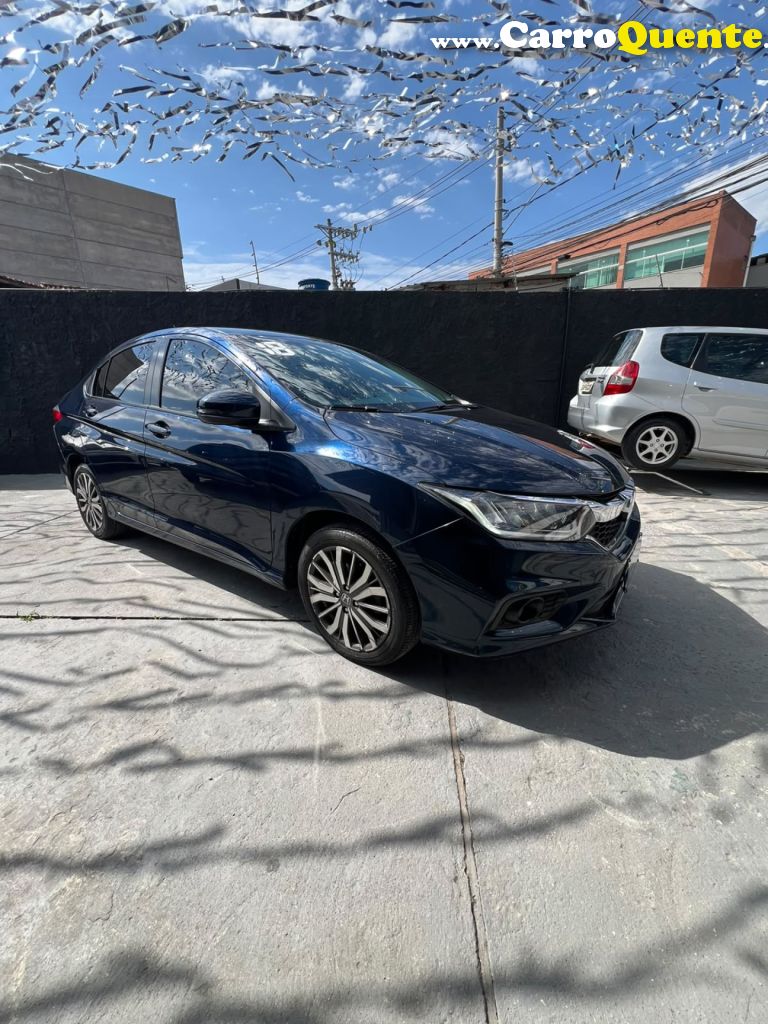 HONDA   CITY SEDAN EXL 1.5 FLEX  16V 4P AUT.   AZUL 2018 1.5 FLEX - Loja