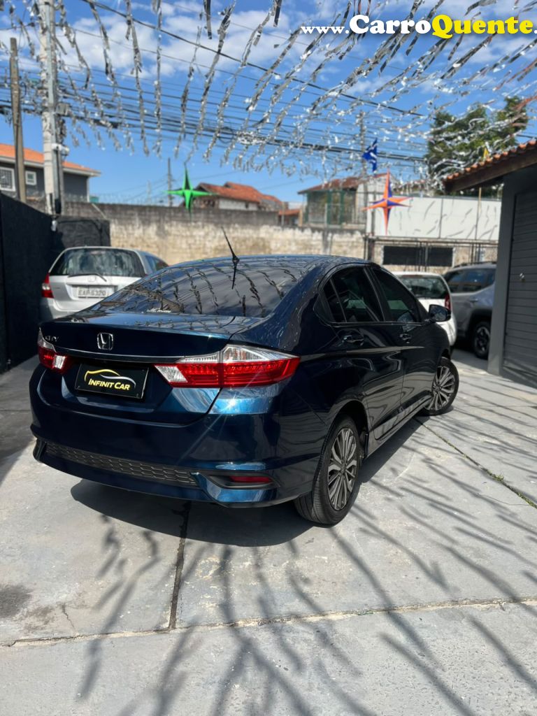 HONDA   CITY SEDAN EXL 1.5 FLEX  16V 4P AUT.   AZUL 2018 1.5 FLEX - Loja
