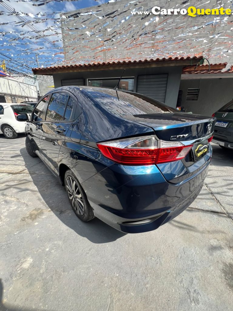HONDA   CITY SEDAN EXL 1.5 FLEX  16V 4P AUT.   AZUL 2018 1.5 FLEX - Loja