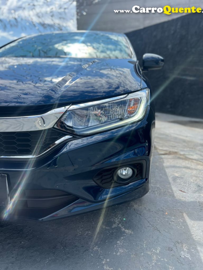 HONDA   CITY SEDAN EXL 1.5 FLEX  16V 4P AUT.   AZUL 2018 1.5 FLEX - Loja