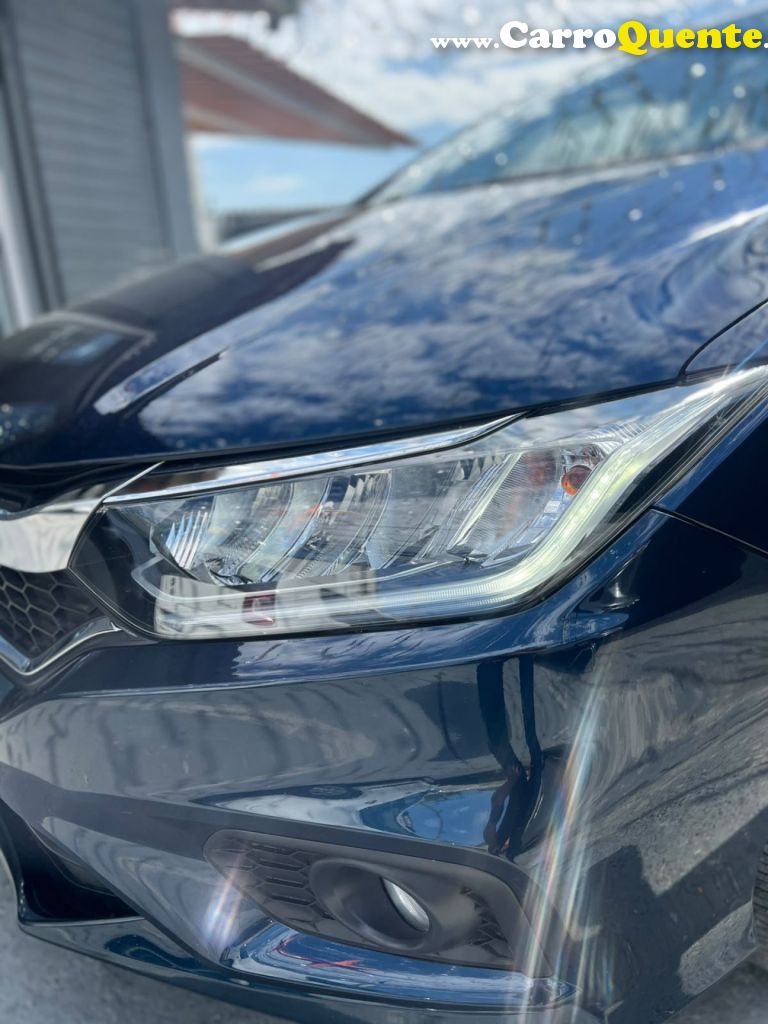 HONDA   CITY SEDAN EXL 1.5 FLEX  16V 4P AUT.   AZUL 2018 1.5 FLEX - Loja