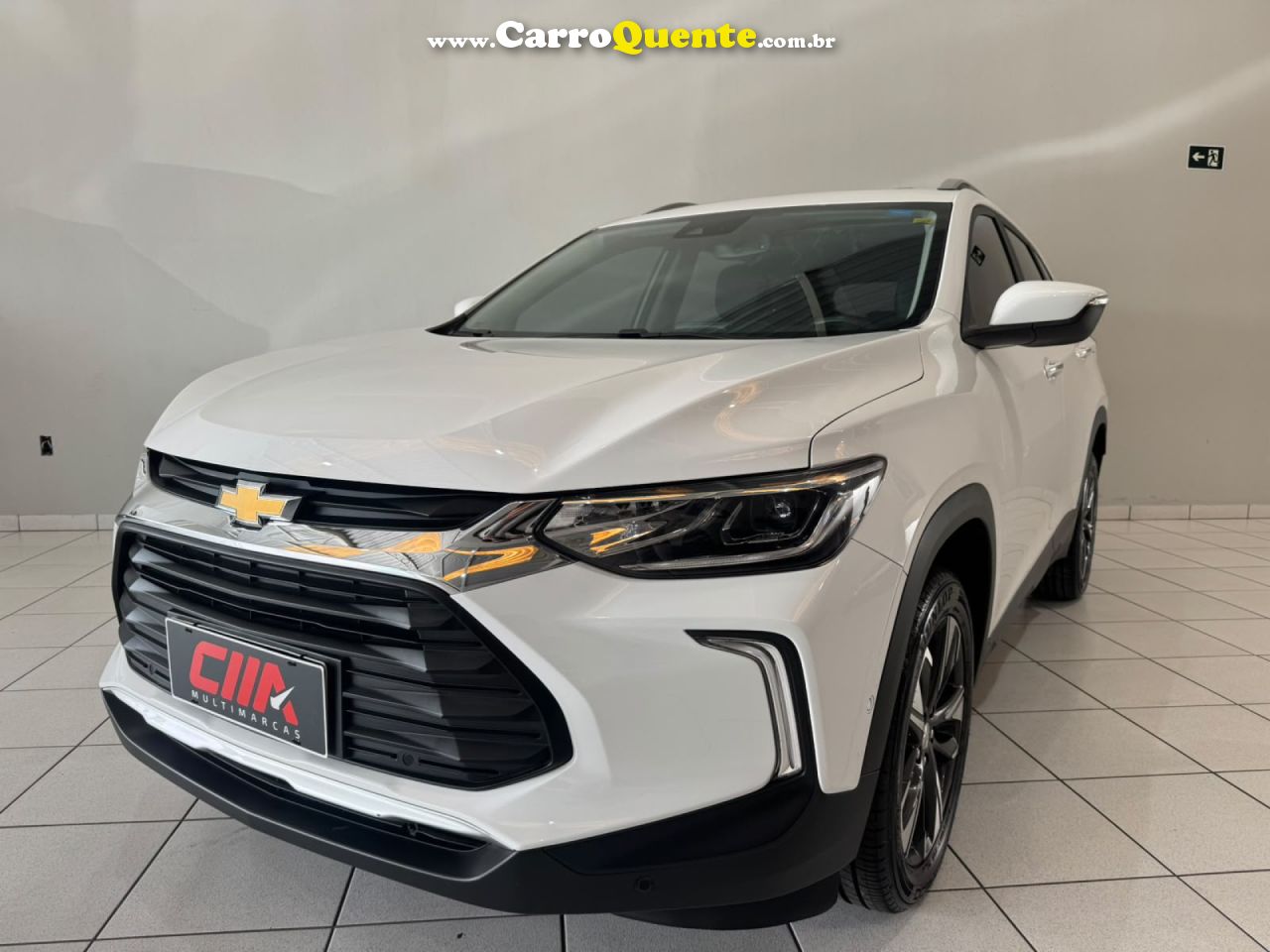 CHEVROLET   TRACKER PREMIER 1.2 TURBO 12V FLEX AUT.   BRANCO 2021 1.2 FLEX - Loja