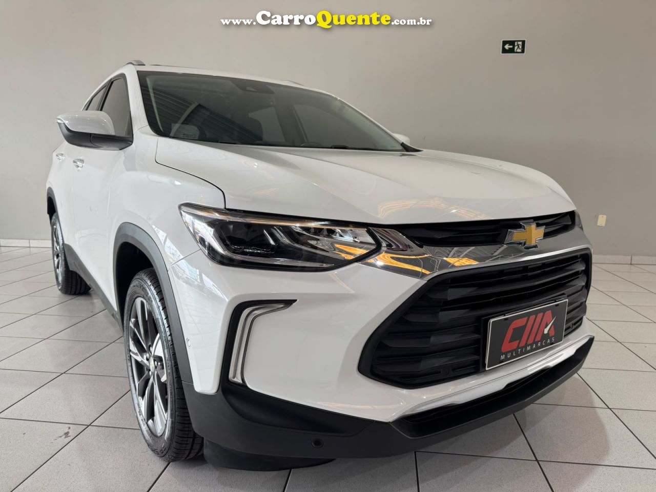 CHEVROLET   TRACKER PREMIER 1.2 TURBO 12V FLEX AUT.   BRANCO 2021 1.2 FLEX - Loja