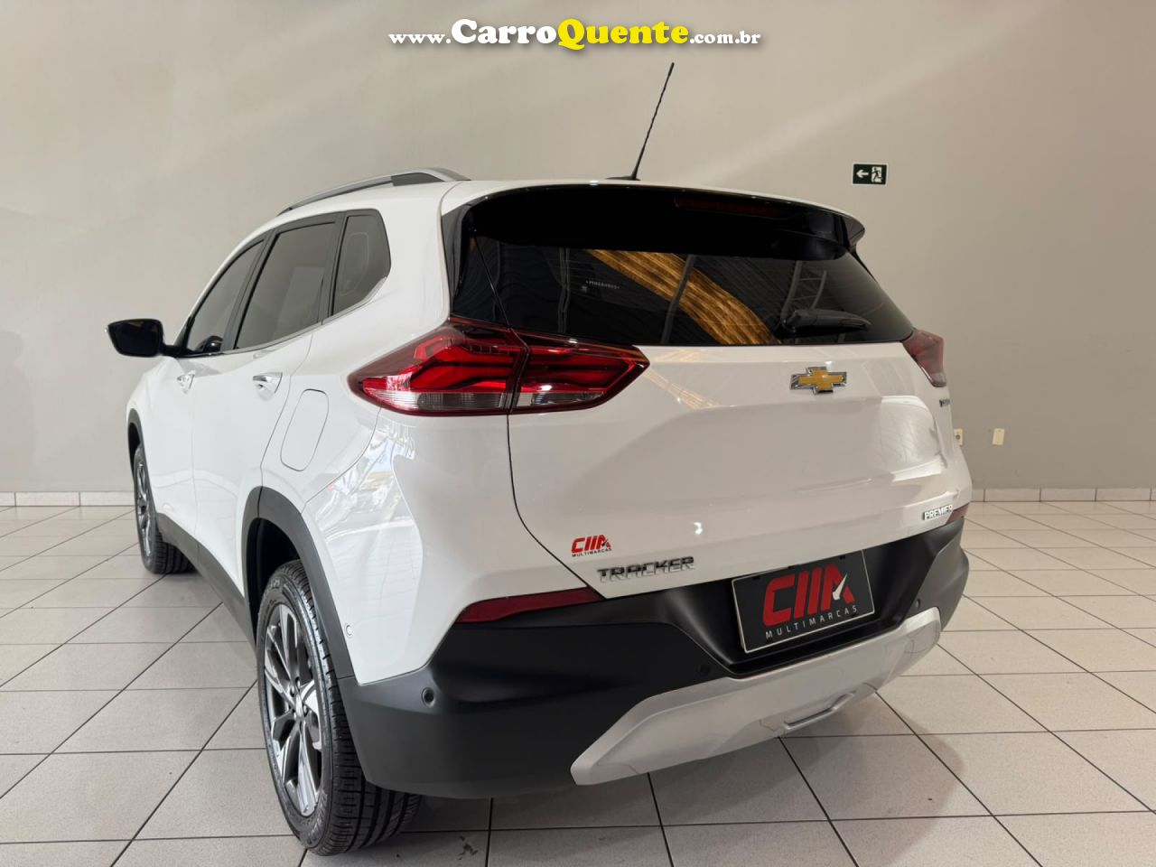 CHEVROLET   TRACKER PREMIER 1.2 TURBO 12V FLEX AUT.   BRANCO 2021 1.2 FLEX - Loja