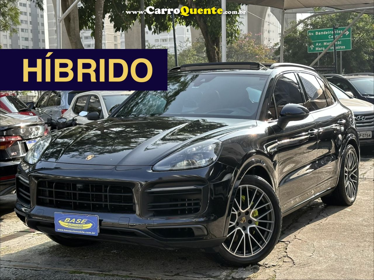 PORSCHE   CAYENNE E-HYBRID 3.0 V6 462CV   PRETO 2020 3.0 V6 GASOLINA E ELÉTRICO - Loja