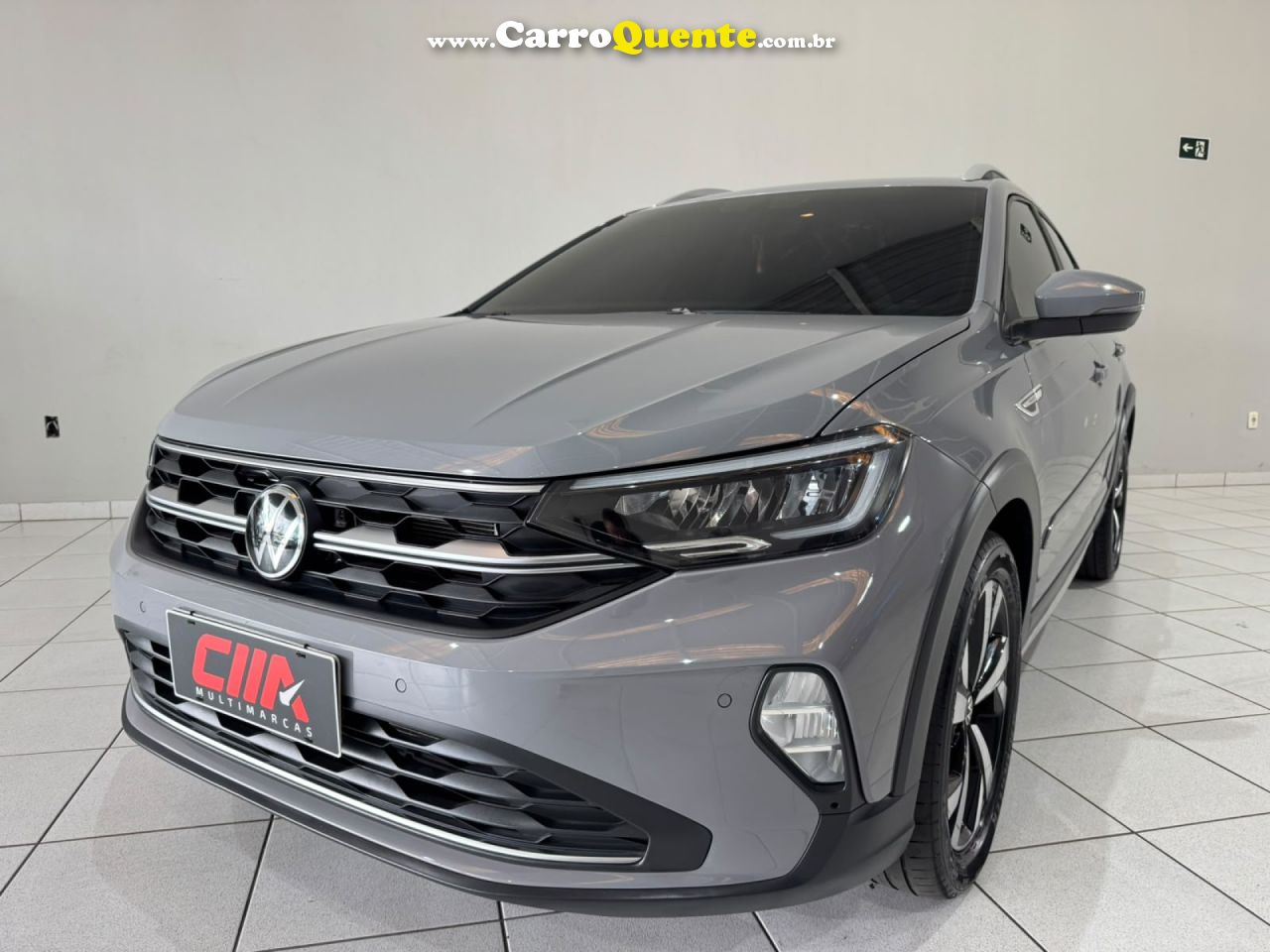 VOLKSWAGEN   NIVUS HIGHLINE 1.0 200 TSI FLEX AUT.   CINZA 2023 1.0 FLEX - Loja