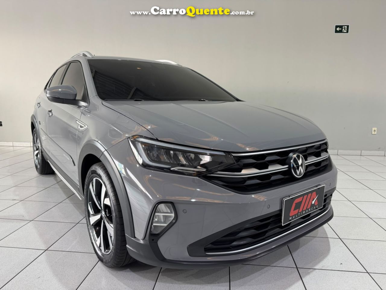 VOLKSWAGEN   NIVUS HIGHLINE 1.0 200 TSI FLEX AUT.   CINZA 2023 1.0 FLEX - Loja