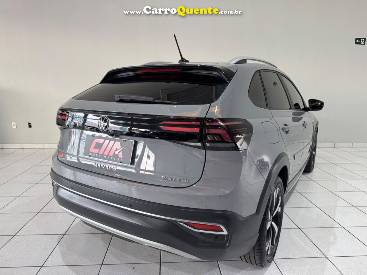 VOLKSWAGEN   NIVUS HIGHLINE 1.0 200 TSI FLEX AUT.   CINZA 2023 1.0 FLEX - Loja