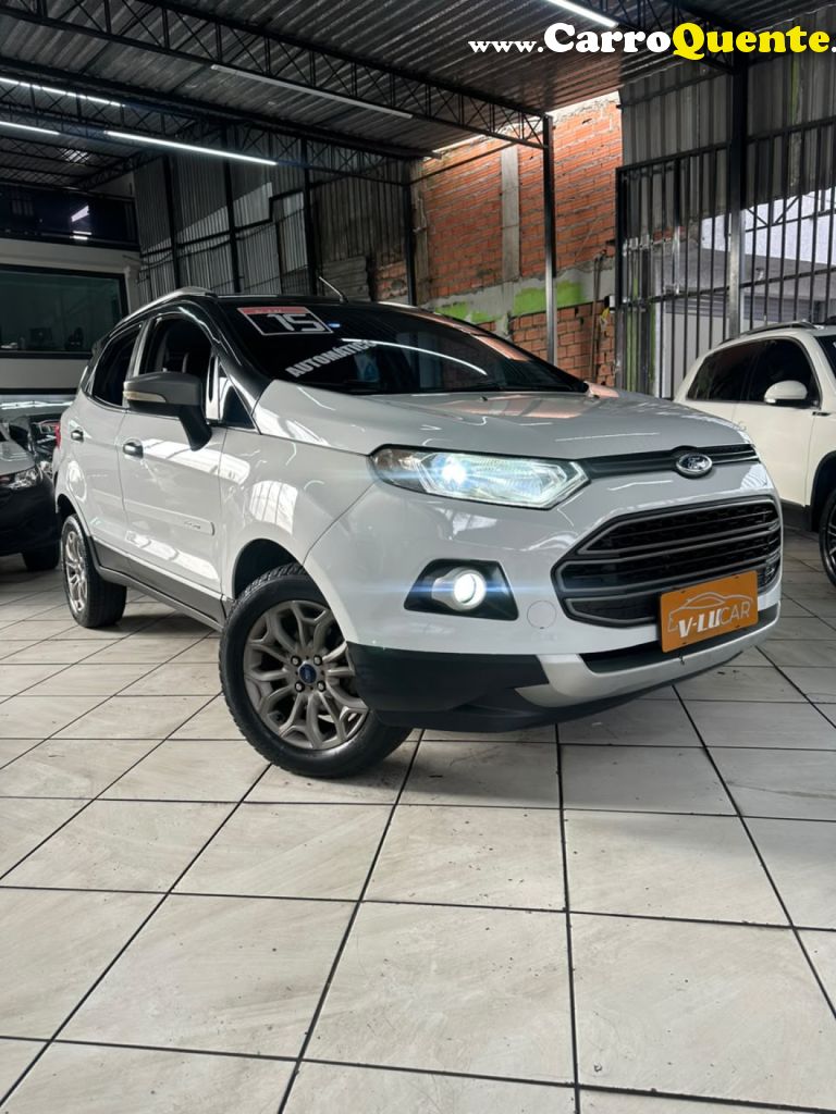 FORD   ECOSPORT FREESTYLE 2.0 16V FLEX 5P AUT.   BRANCO 2015 2.0 FLEX - Loja
