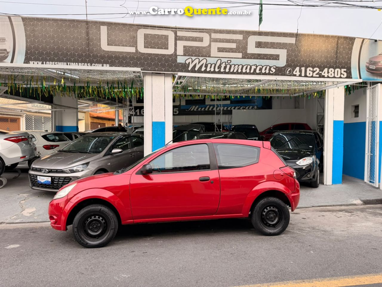 FORD   KA 1.0 8V1.0 8V ST FLEX 3P   VERMELHO 2011 1.0 FLEX - Loja
