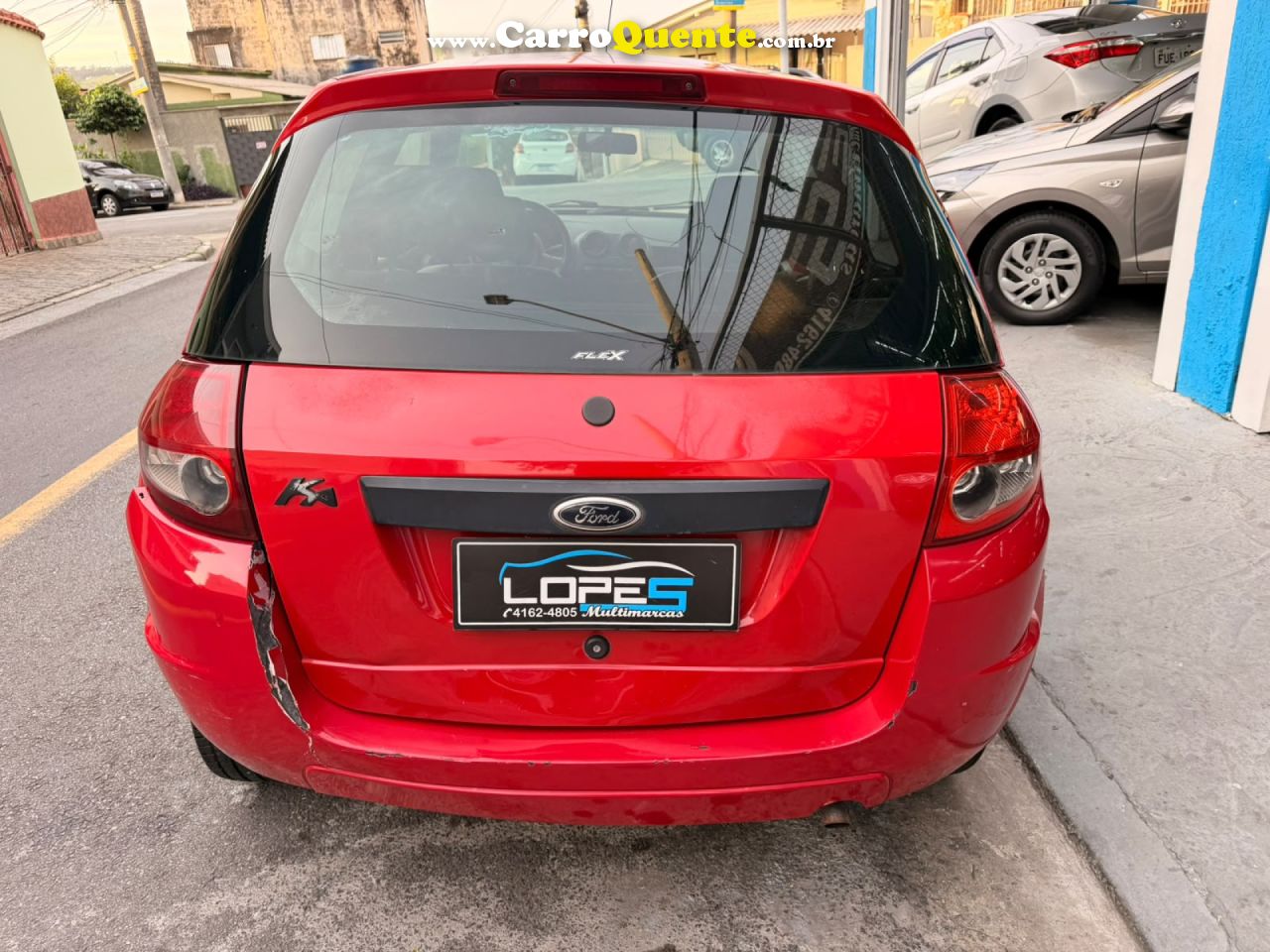 FORD   KA 1.0 8V1.0 8V ST FLEX 3P   VERMELHO 2011 1.0 FLEX - Loja