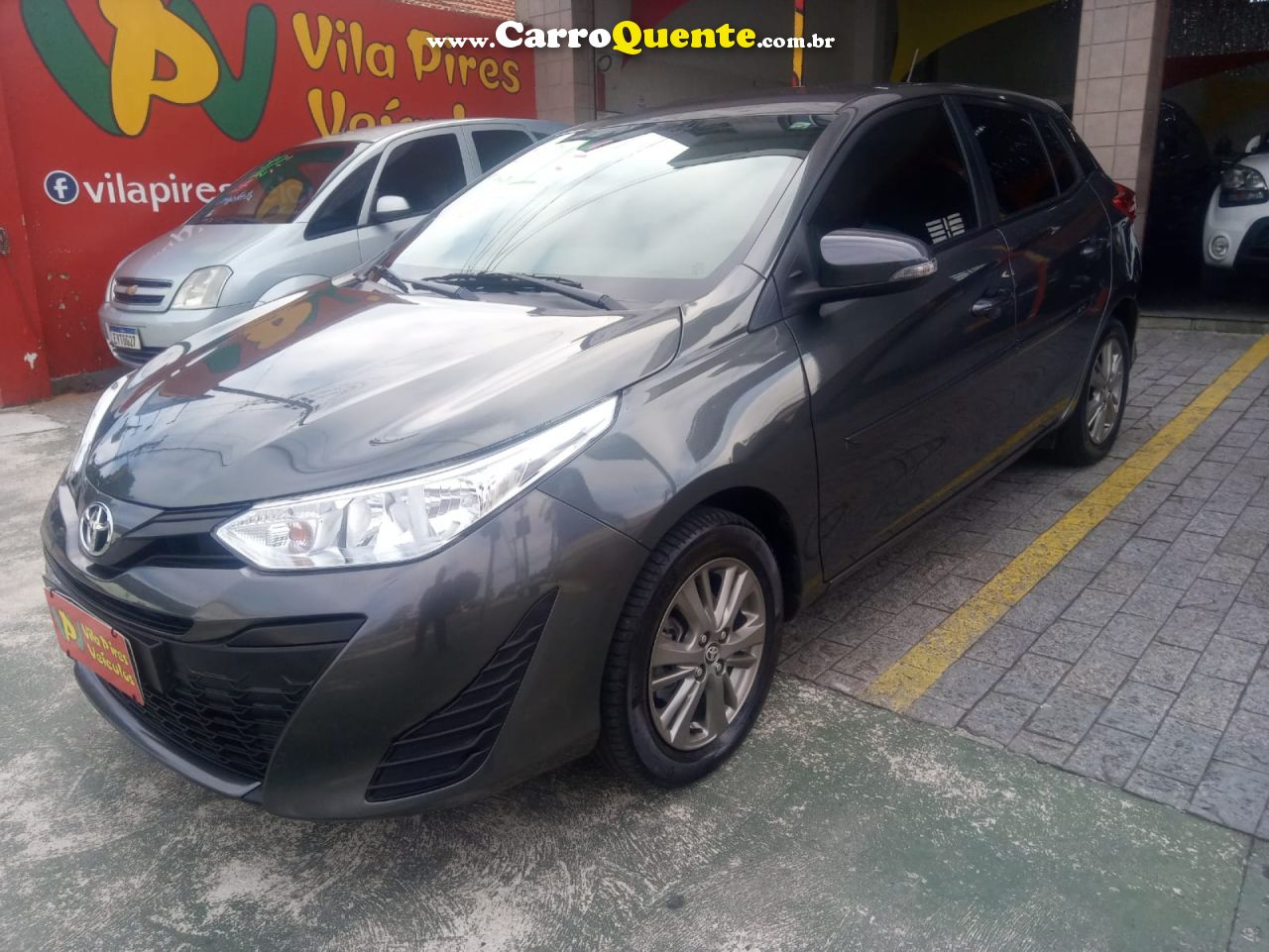 TOYOTA   YARIS XL PLUS CON. 1.5 FLEX 16V 5P AUT.   CINZA 2021 1.5 FLEX - Loja