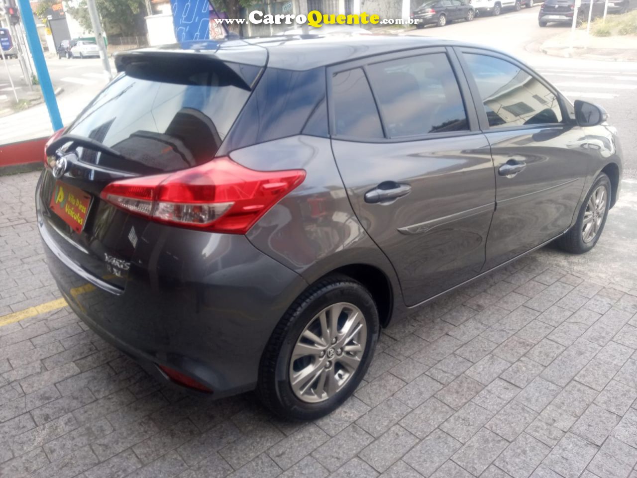 TOYOTA   YARIS XL PLUS CON. 1.5 FLEX 16V 5P AUT.   CINZA 2021 1.5 FLEX - Loja