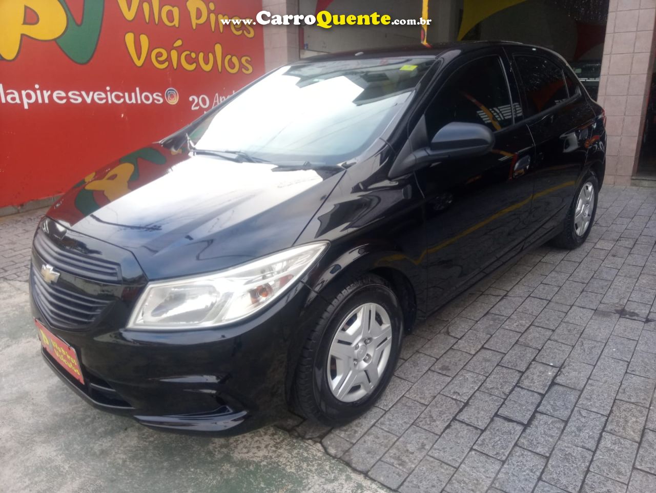 CHEVROLET   ONIX HATCH JOY 1.0 8V FLEX 5P MEC.   PRETO 2017 1.0 FLEX - Loja