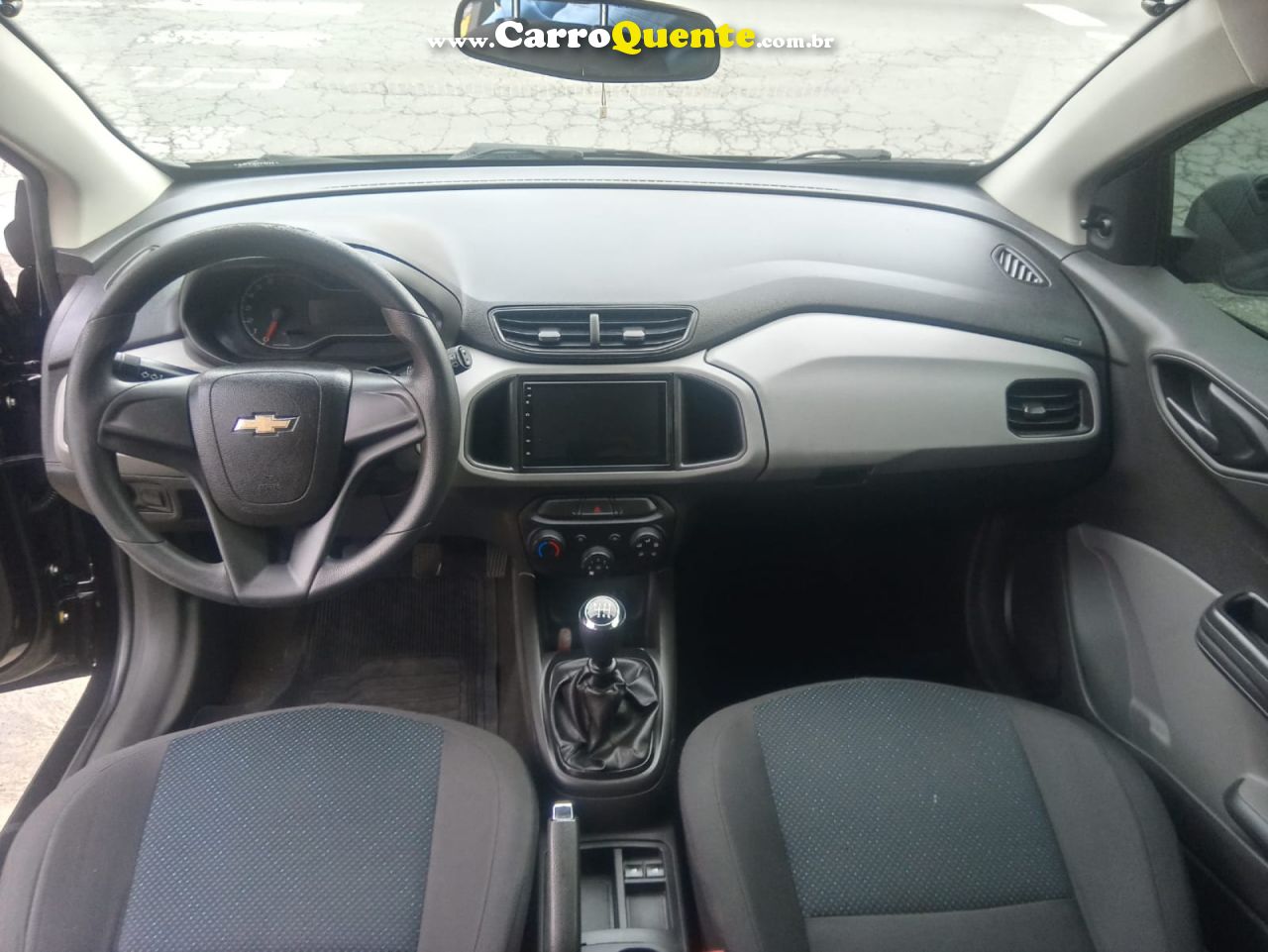 CHEVROLET   ONIX HATCH JOY 1.0 8V FLEX 5P MEC.   PRETO 2017 1.0 FLEX - Loja
