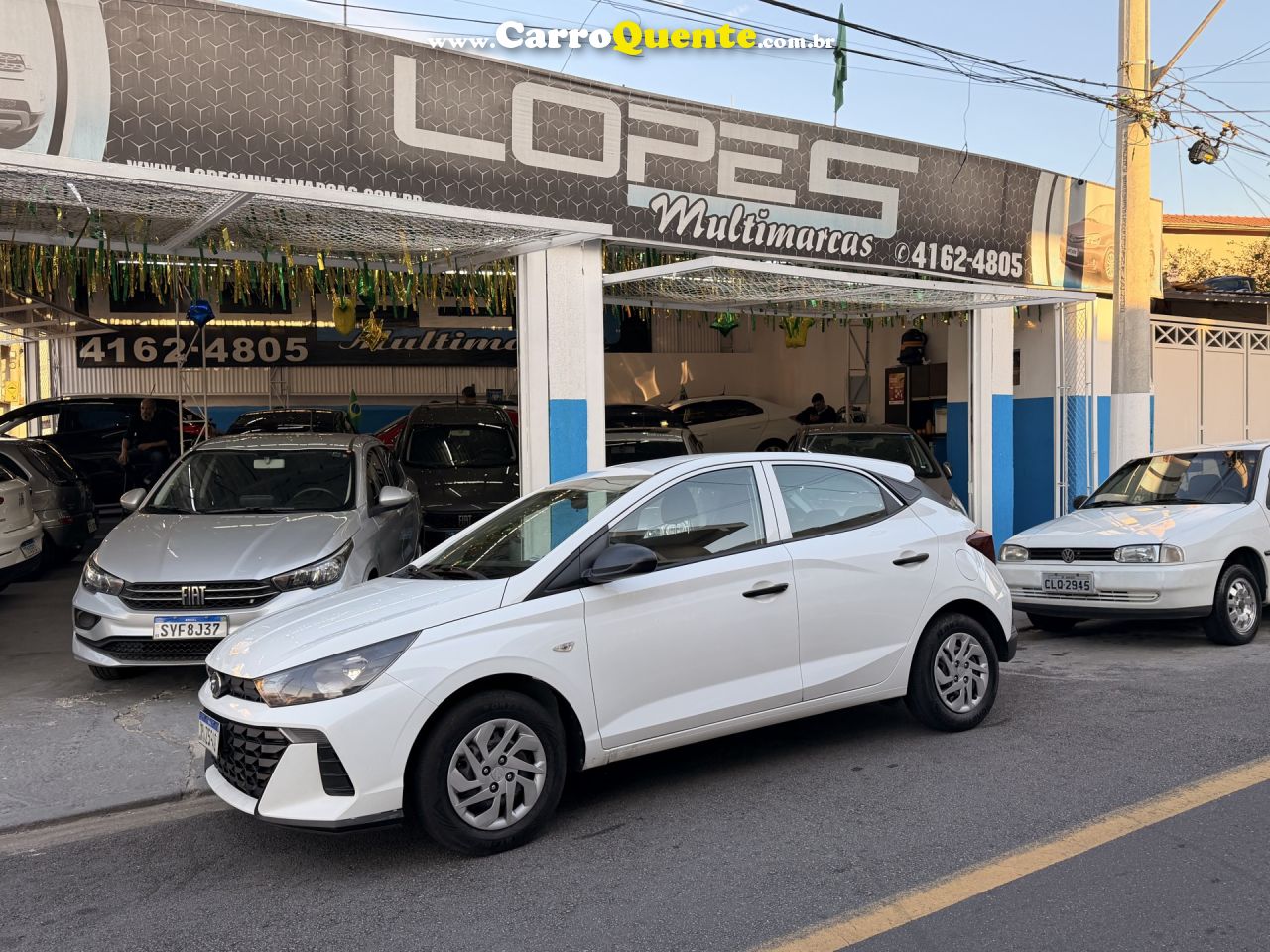 HYUNDAI   HB20 SENSE 1.0 FLEX 12V MEC.   BRANCO 2023 1.0 FLEX - Loja