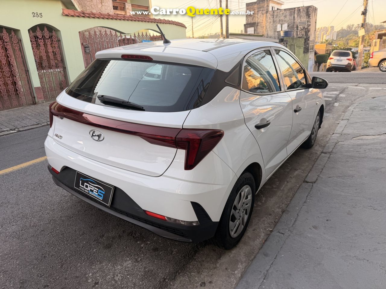 HYUNDAI   HB20 SENSE 1.0 FLEX 12V MEC.   BRANCO 2023 1.0 FLEX - Loja