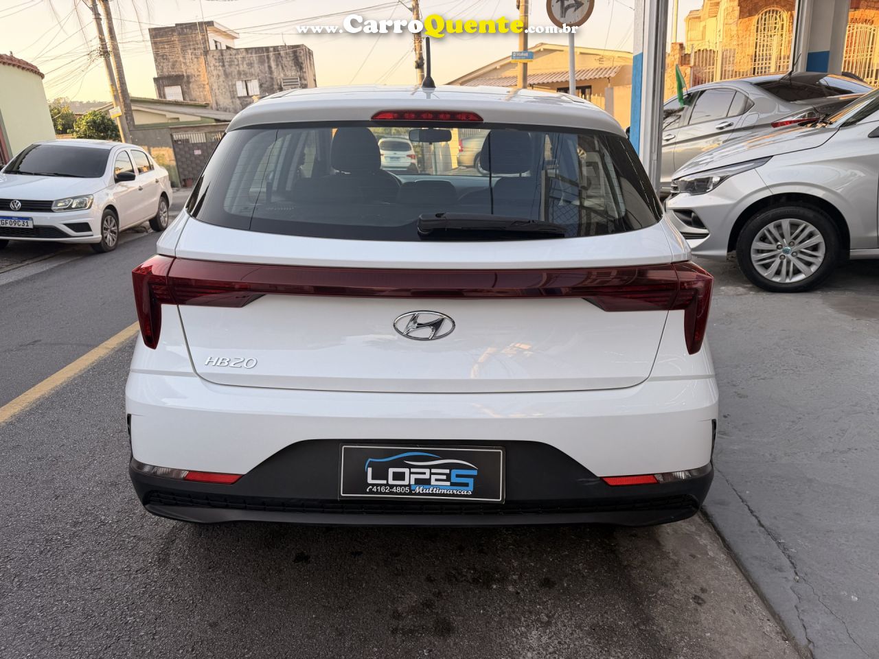 HYUNDAI   HB20 SENSE 1.0 FLEX 12V MEC.   BRANCO 2023 1.0 FLEX - Loja
