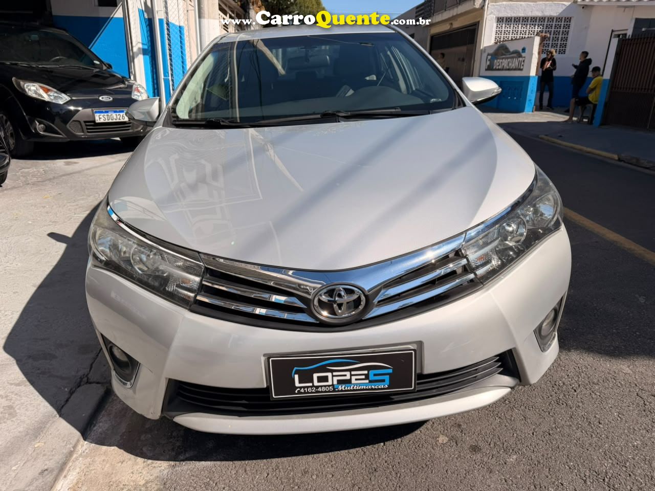 TOYOTA   COROLLA GLI 1.8 FLEX 16V  AUT.   PRATA 2015 1.8 FLEX - Loja