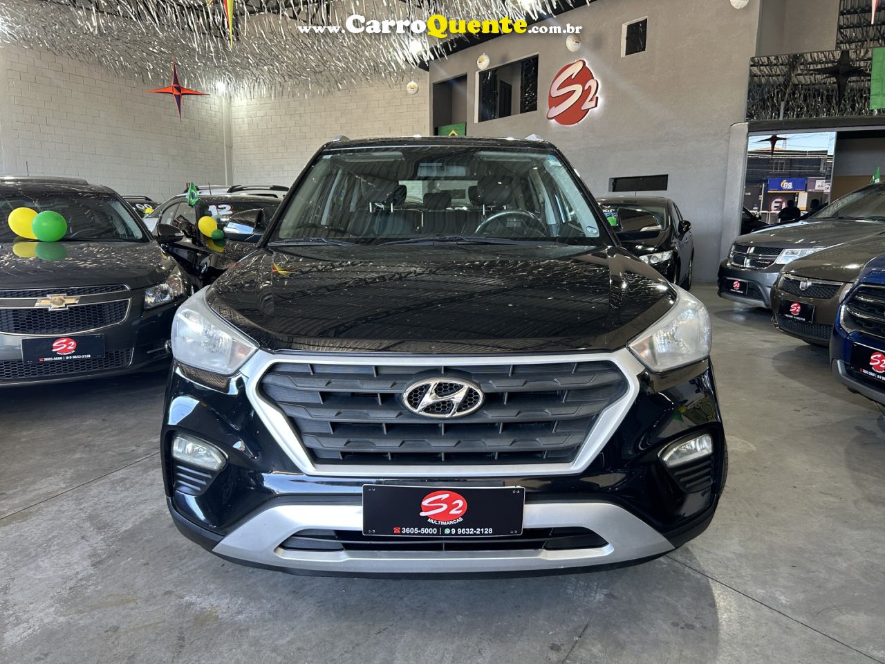 HYUNDAI   CRETA ATTITUDE 1.6 16V FLEX AUT.   PRETO 2019 1.6 FLEX - Loja
