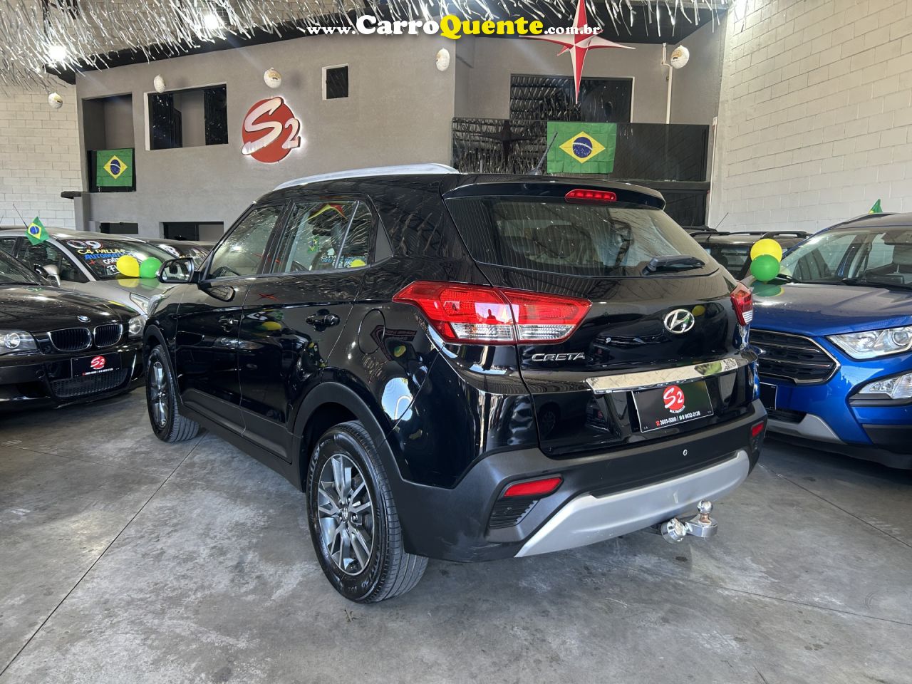 HYUNDAI   CRETA ATTITUDE 1.6 16V FLEX AUT.   PRETO 2019 1.6 FLEX - Loja