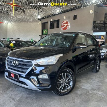 HYUNDAI   CRETA ATTITUDE 1.6 16V FLEX AUT.   PRETO 2019 1.6 FLEX