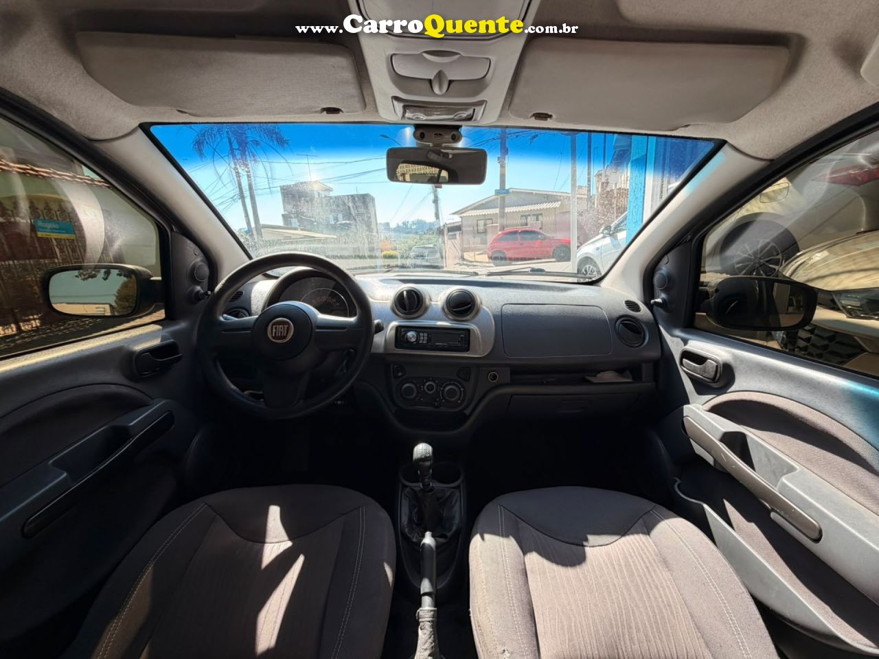 FIAT   UNO WAY 1.0 EVO FIRE FLEX 8V 5P   CINZA 2013 1.0 FLEX - Loja
