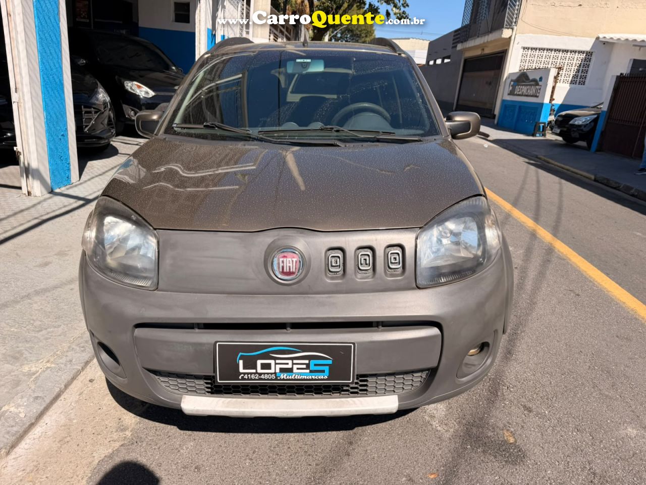 FIAT   UNO WAY 1.0 EVO FIRE FLEX 8V 5P   CINZA 2013 1.0 FLEX - Loja