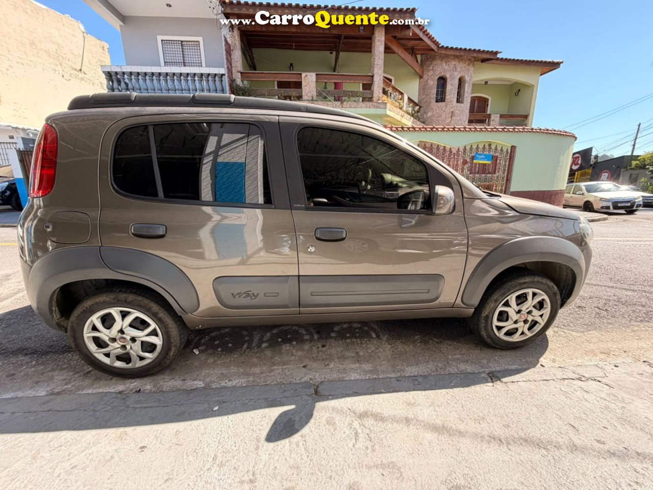 FIAT   UNO WAY 1.0 EVO FIRE FLEX 8V 5P   CINZA 2013 1.0 FLEX - Loja